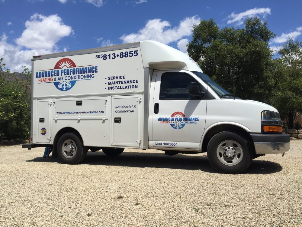 Advanced Performance Hvac Service Truck In Ventura County Advanced